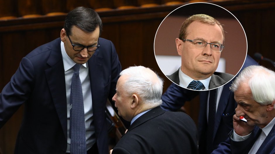 Premier Mateusz Morawiecki, prezes PiS Jarosław Kaczyński 