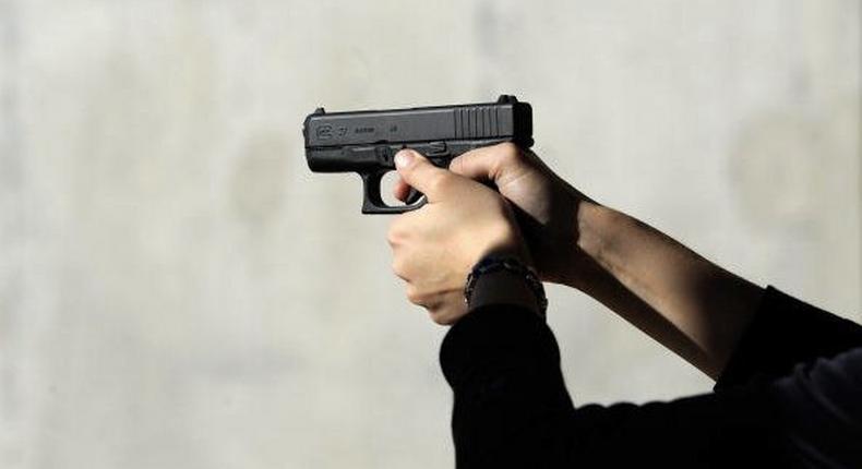 A handgun