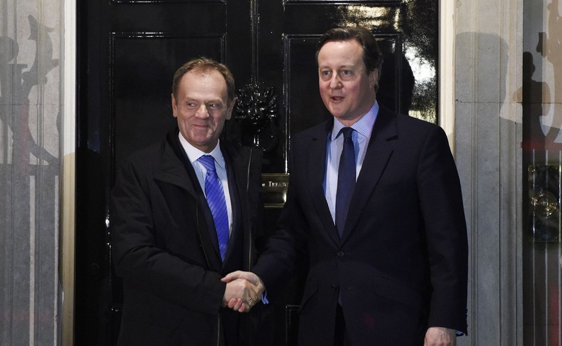 Donald Tusk i David Cameron