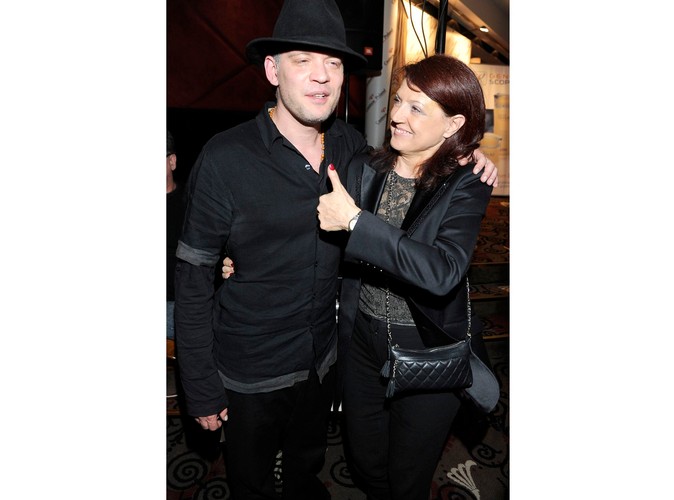 Urszula Dudziak z piosenkarzem Krzysztofem Antkowiakiem