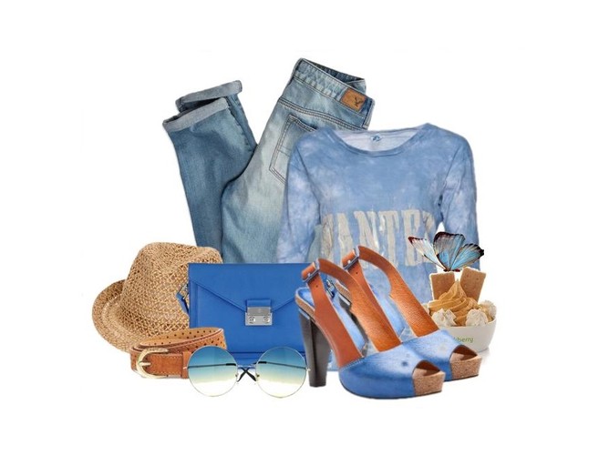 Wielki błękit - STYLIZACJE z niebieskimi ubraniami wiosna/lato 2014