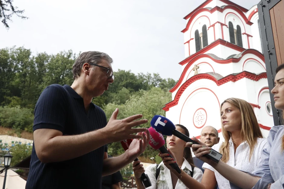 Golubac manastir Tumane Aleksandar Vučić