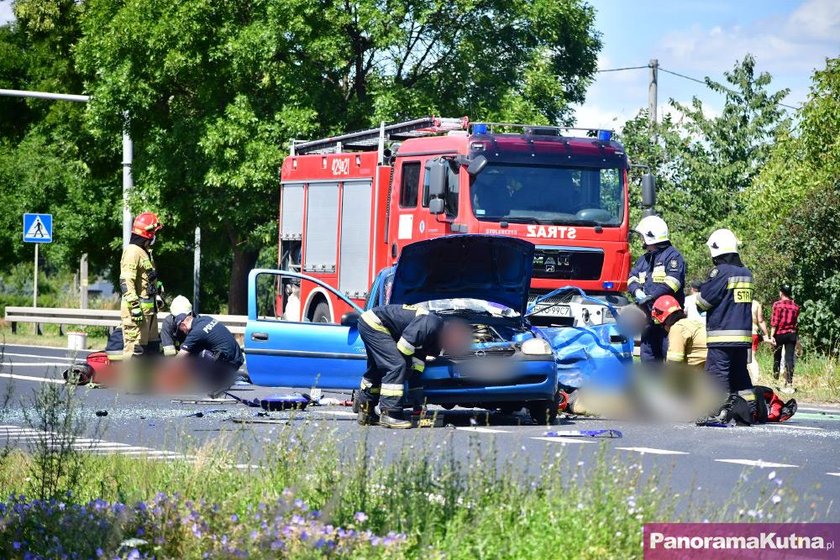 Makabryczny wypadek. 77-latek zderzył się z motocyklistą. Obaj nie żyją