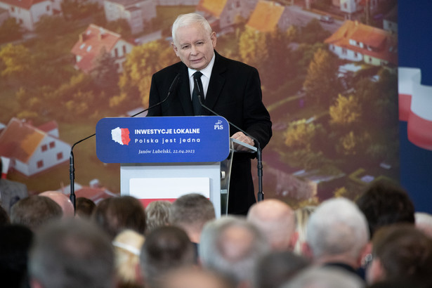 Jarosław Kaczyński w Janowie Lubelskim