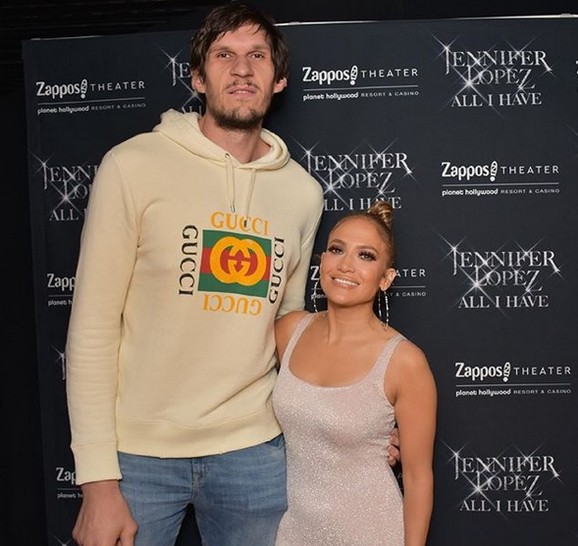 Boban Marjanović i Dženifer Lopez
