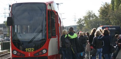 Ścisk i tłok w gdańskich tramwajach!