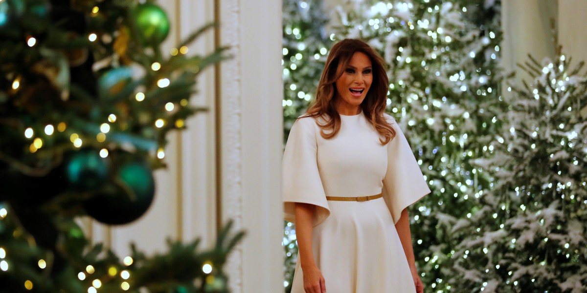 The Trump White House is all decked out for Christmas — see inside