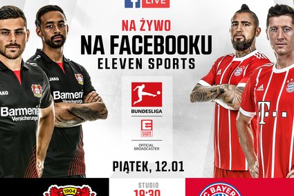 Mecz Bayernu Monachium z Bayerem Leverkusen będzie można zobaczyć na żywo na Facebooku