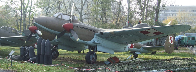 Bombowiec Pe-2FT w Muzeum Wojska Polskiego w Warszawie