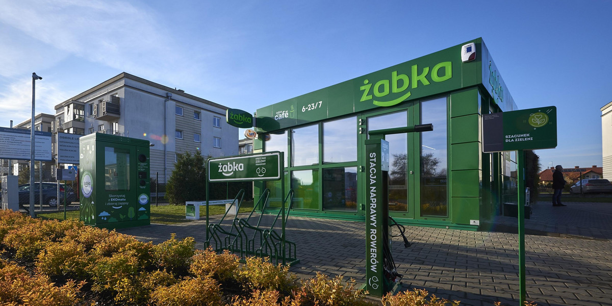 Żabka otworzyła sklep zasilany w 100% zieloną energią