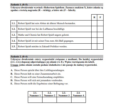 Matura 2019. Język niemiecki podstawowy [ARKUSZE]