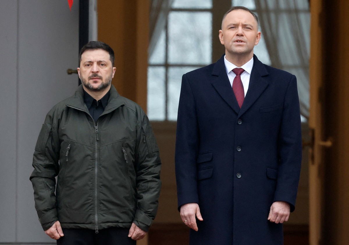 Wołodymyr Zełenski i Karol Nawrocki