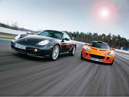 Porsche Cayman S kontra Lotus Exige S Performance czyli Siłownia kontra fitness