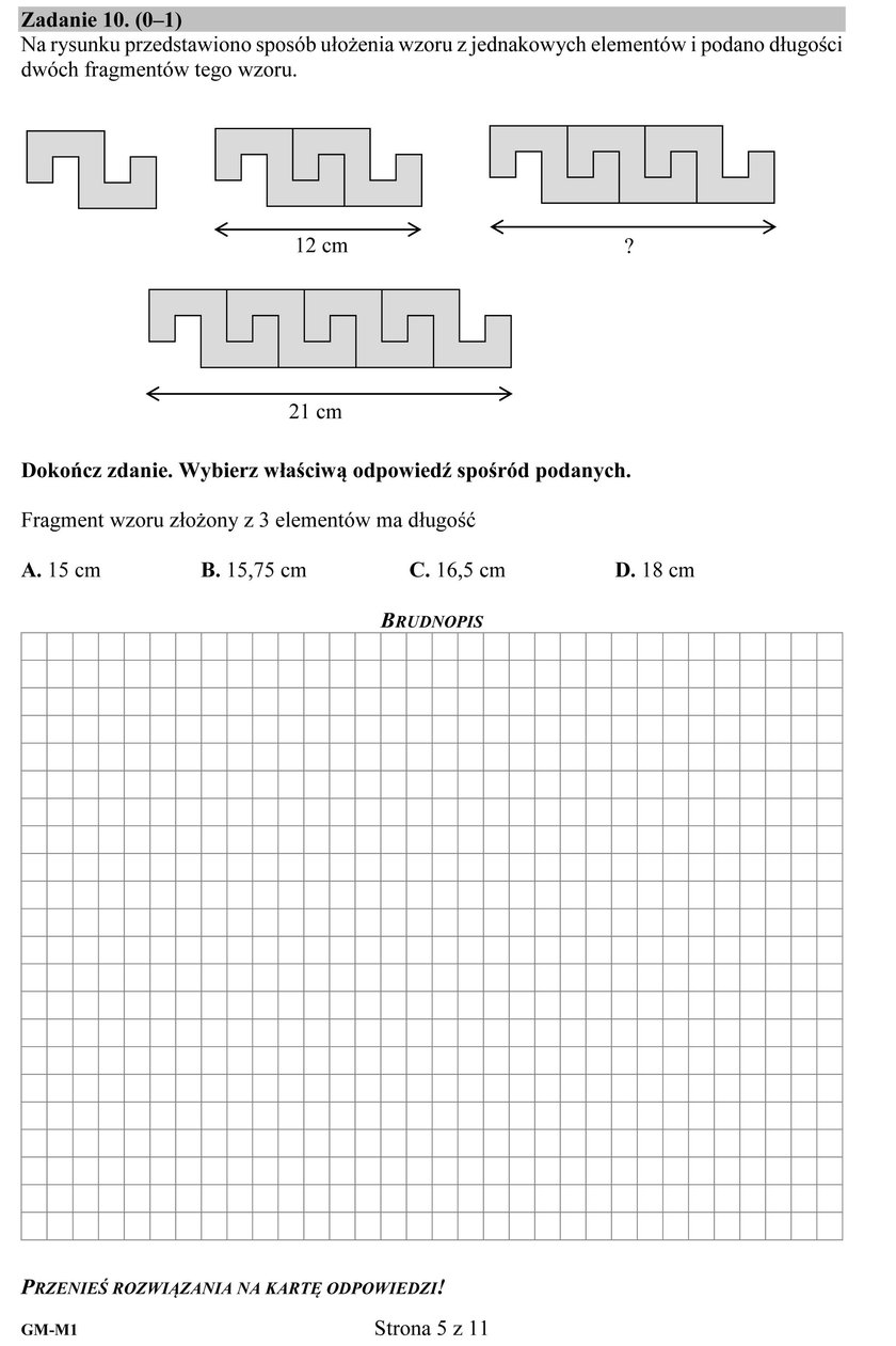 Egzamin gimnazjalny 2017: matematyka