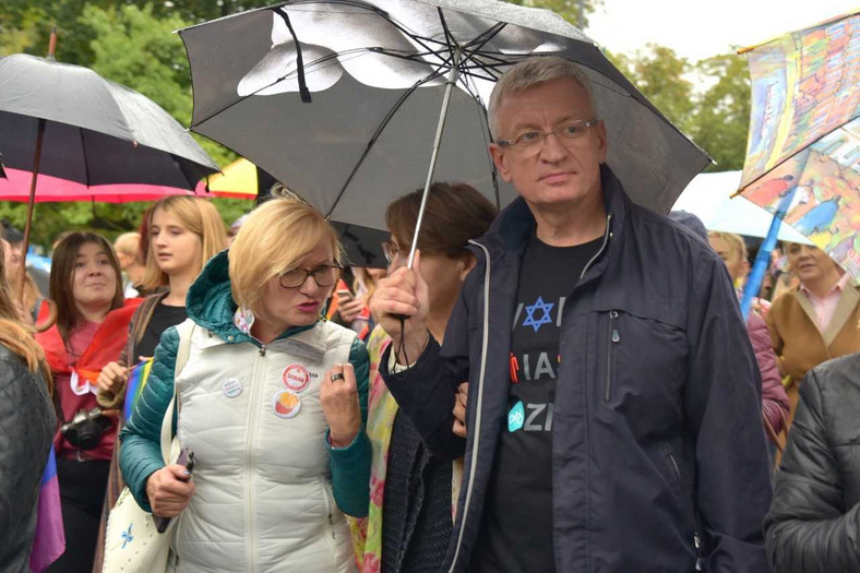 Jacek Jaśkowiak na Marszu Równości