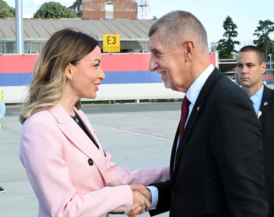 Andrej Babiš i Adrijana Mesarović