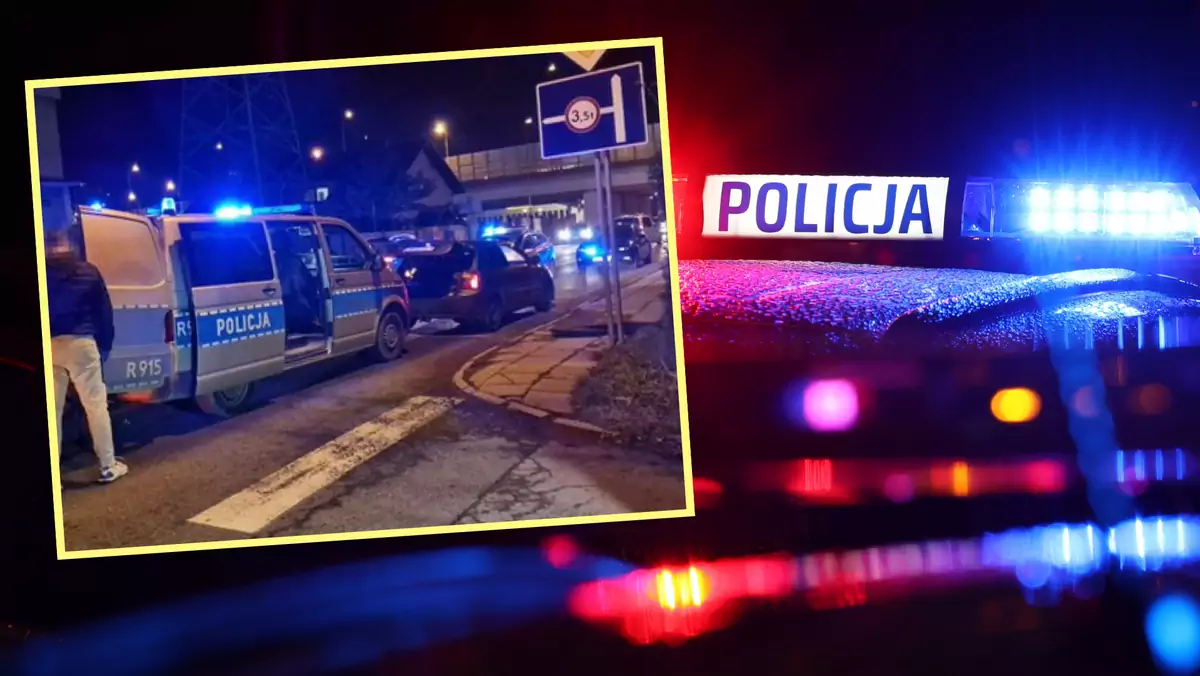78-latek uderzył w radiowóz. Policjanci zamarli, gdy zajrzeli do jego auta (screen: BielskieDrogi/X)