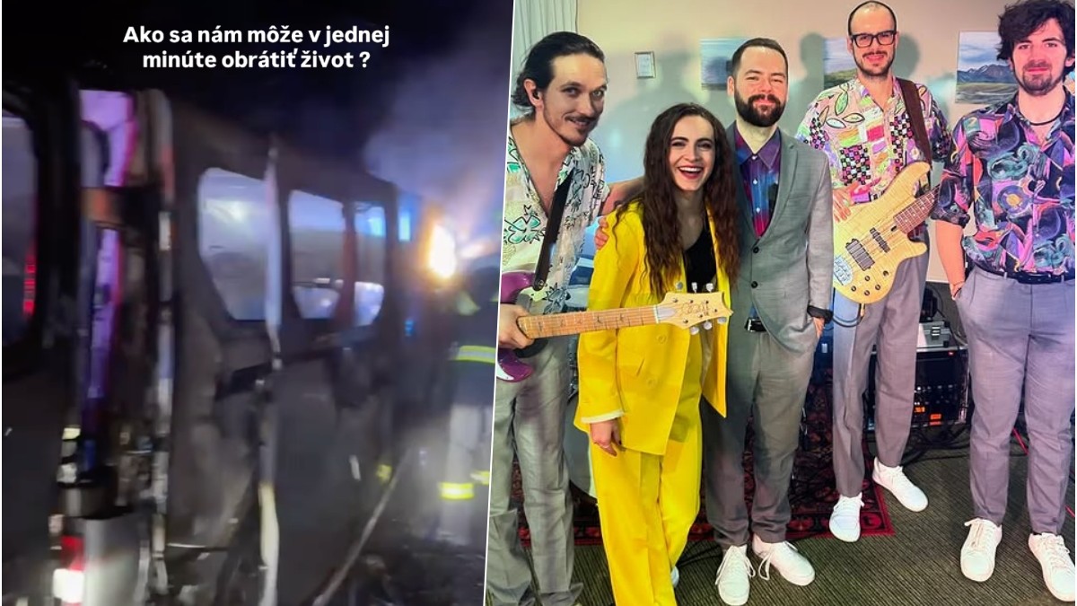 Kapele Neon Fever zhorela dodávka aj s technikou. 