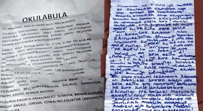 Masaka City leaders, schools, targeted in new threatening leaflets