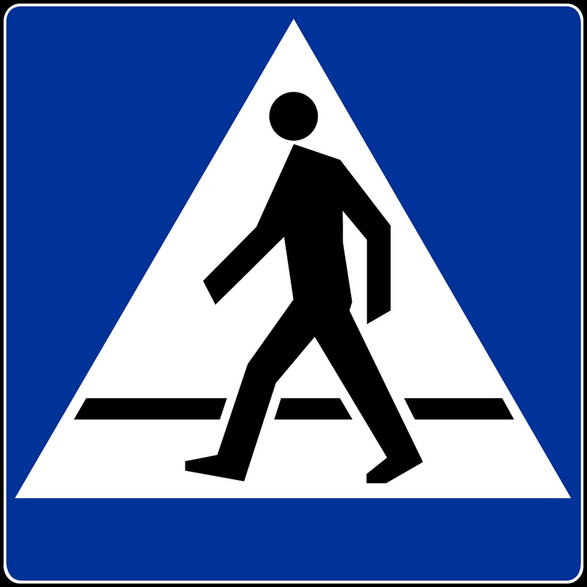 Znak D-6 zobowiązuje kierowcę do zmniejszenia prędkości i przepuszczenia pieszych już w chwili, gdy wchodzą na przejście. Dotyczy to także rowerzystów. Jeśli jednak znaku D-6 nie ma, nie ma i przejścia dla pieszych