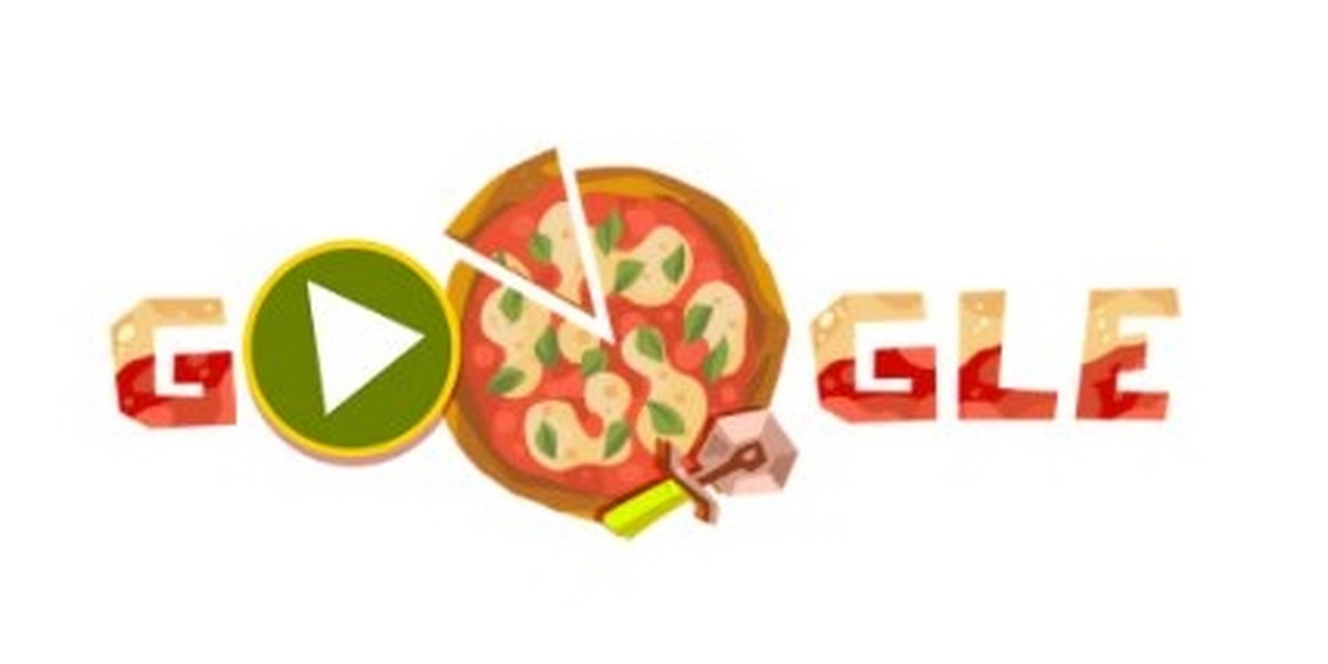 Google Doodle zwraca uwagę na Święto Pizzy. Dlaczego nie Mikołajki? 