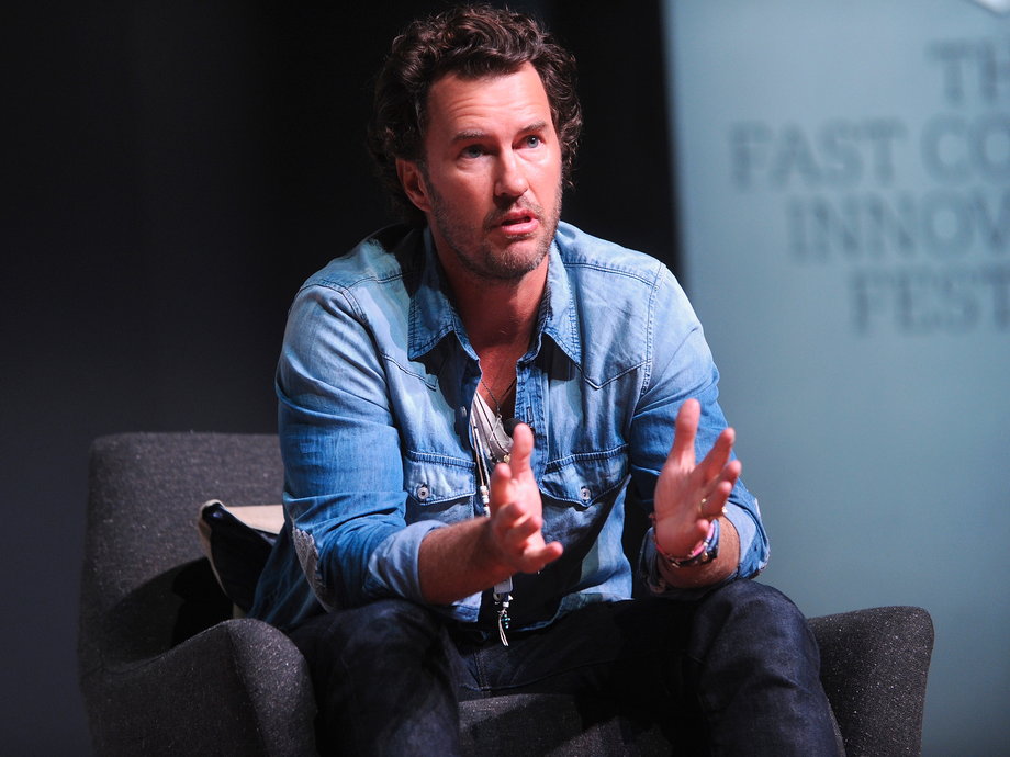 Blake Mycoskie speaks at the Fast Company Innovation Festival in November 2015.
