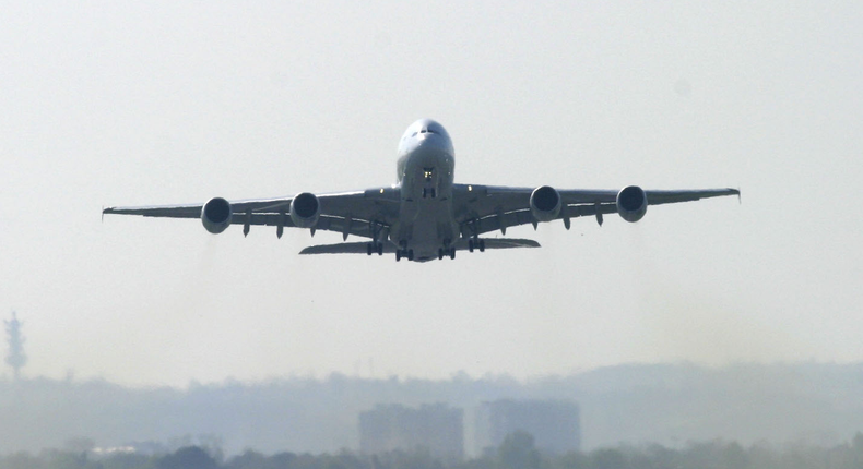 The Airbus A380 made its maiden flight in 2005 ...