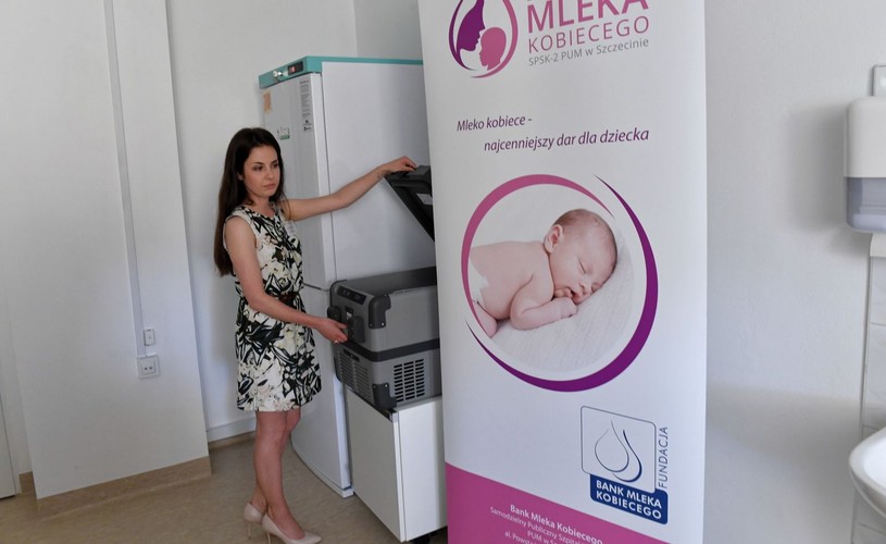 SZCZECIN. BANK MLEKA KOBIECEGO OTWARTY