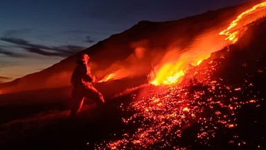 Gigantyczny pożar w Bieszczadach. Niedopałek nie był jedyną przyczyną pożaru [ZDJĘCIA]