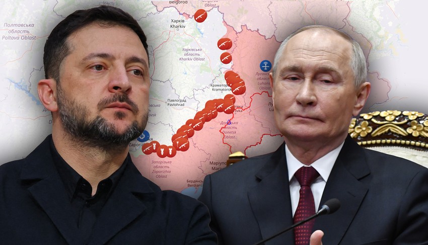 Volodimir Zelenski i Vladimir Putin