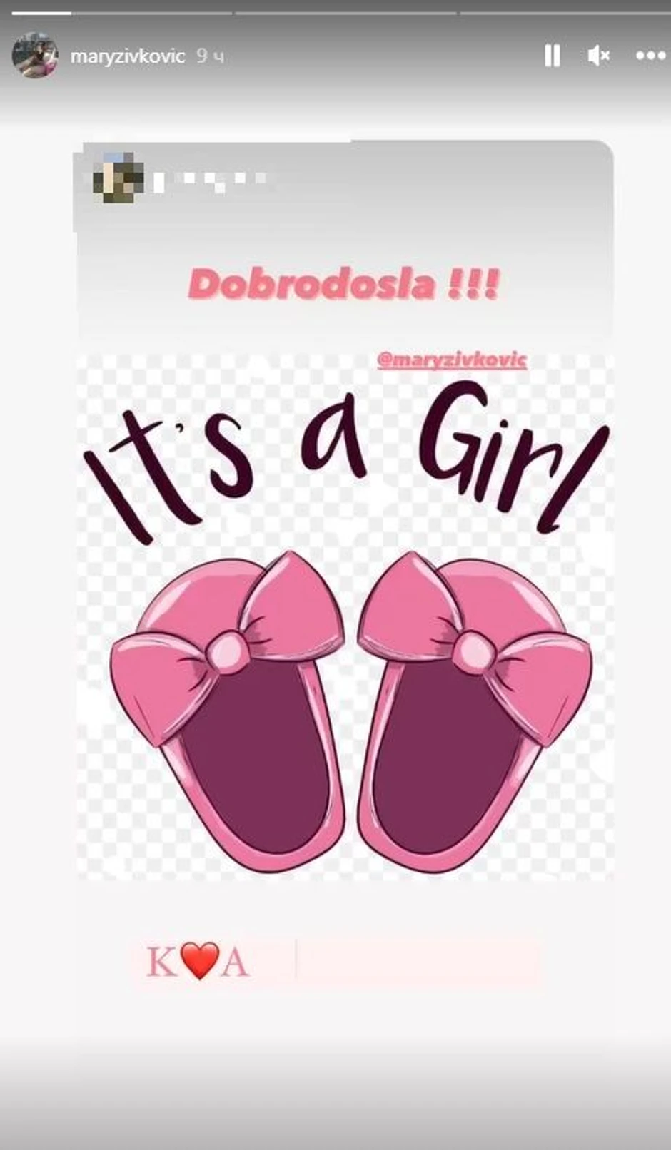 Porodila se Marija Lazić Živković