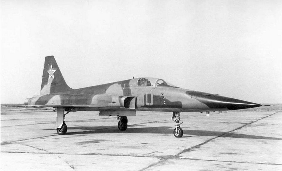 F-5E po zakończeniu cyklu prób w locie został przekazany do analiz radzieckim naukowcom w Moskwie.