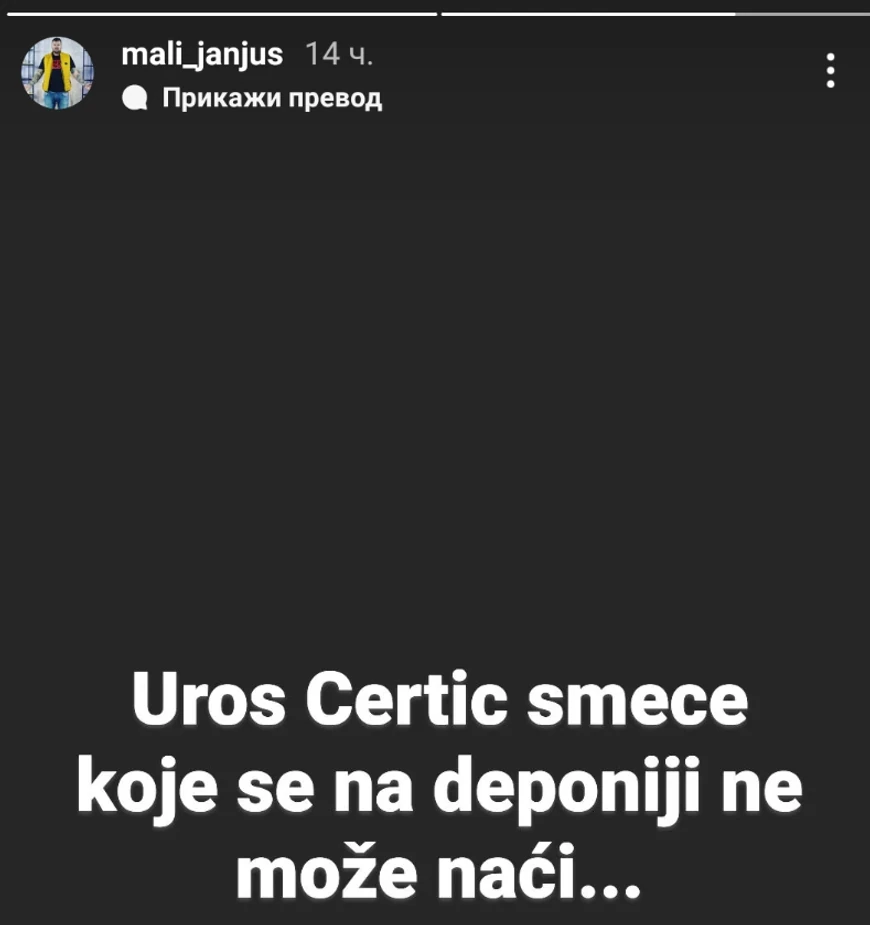 Marko Janjušević Janjuš (Foto: Instagram/mali_janjus)