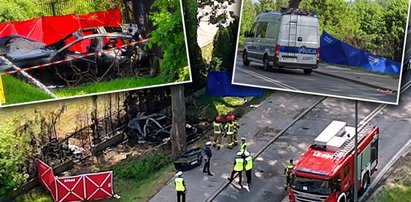 Makabra w stolicy. Samochód stanął w płomieniach. Przerażające relacje świadków