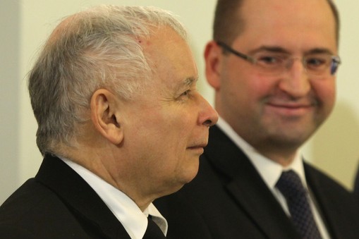 Jarosław Kaczyński i Adam Bielan