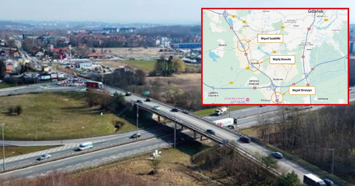Koniec korków na Obwodnicy Trójmiasta? Ruszy przebudowa trzech węzłów na S6 [MAPA]