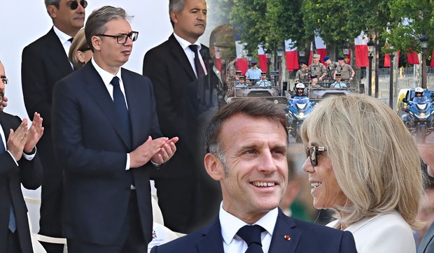Vučić parada u Parizu 