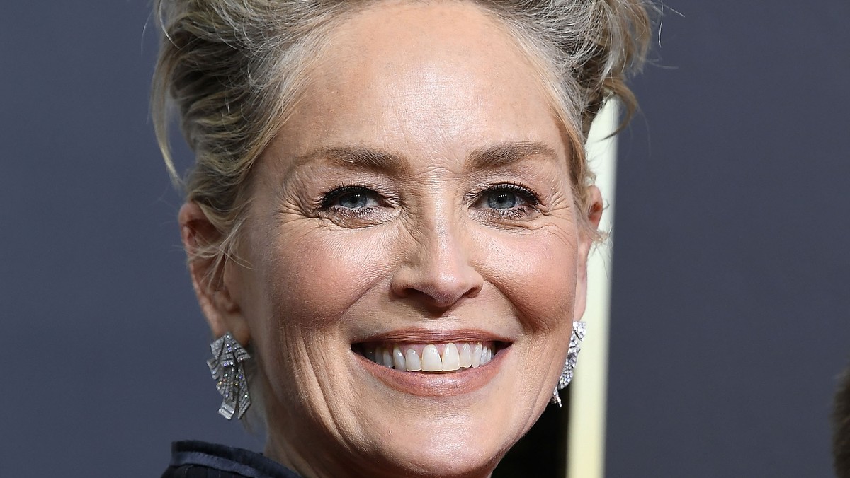 Sharon Stone podczas uroczystości wręczania nagrody filmowej Złote Globy, Beverly Hills, Kalifornia, styczeń 2018 r. 