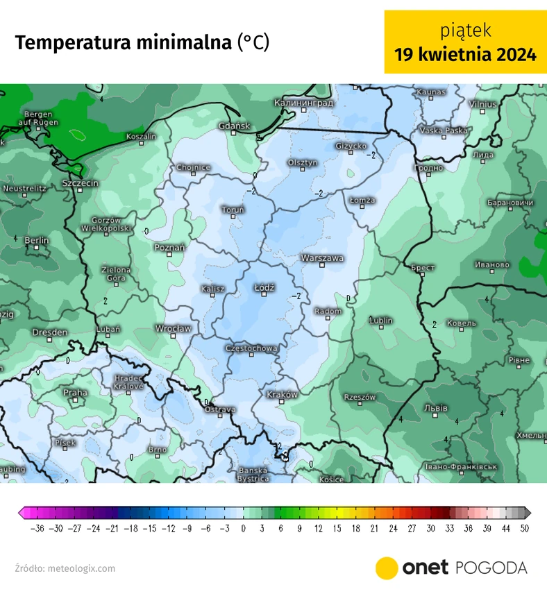 Nocami nie zabraknie przymrozków, nie tylko przygruntowych