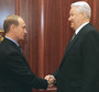 19.08.1999 Prezydent Borys Jelcyn z premierem Władimirem Putinem 