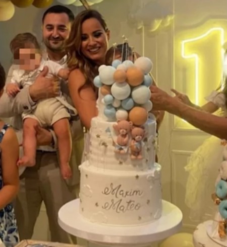 Jelena Žeželj sa porodicom