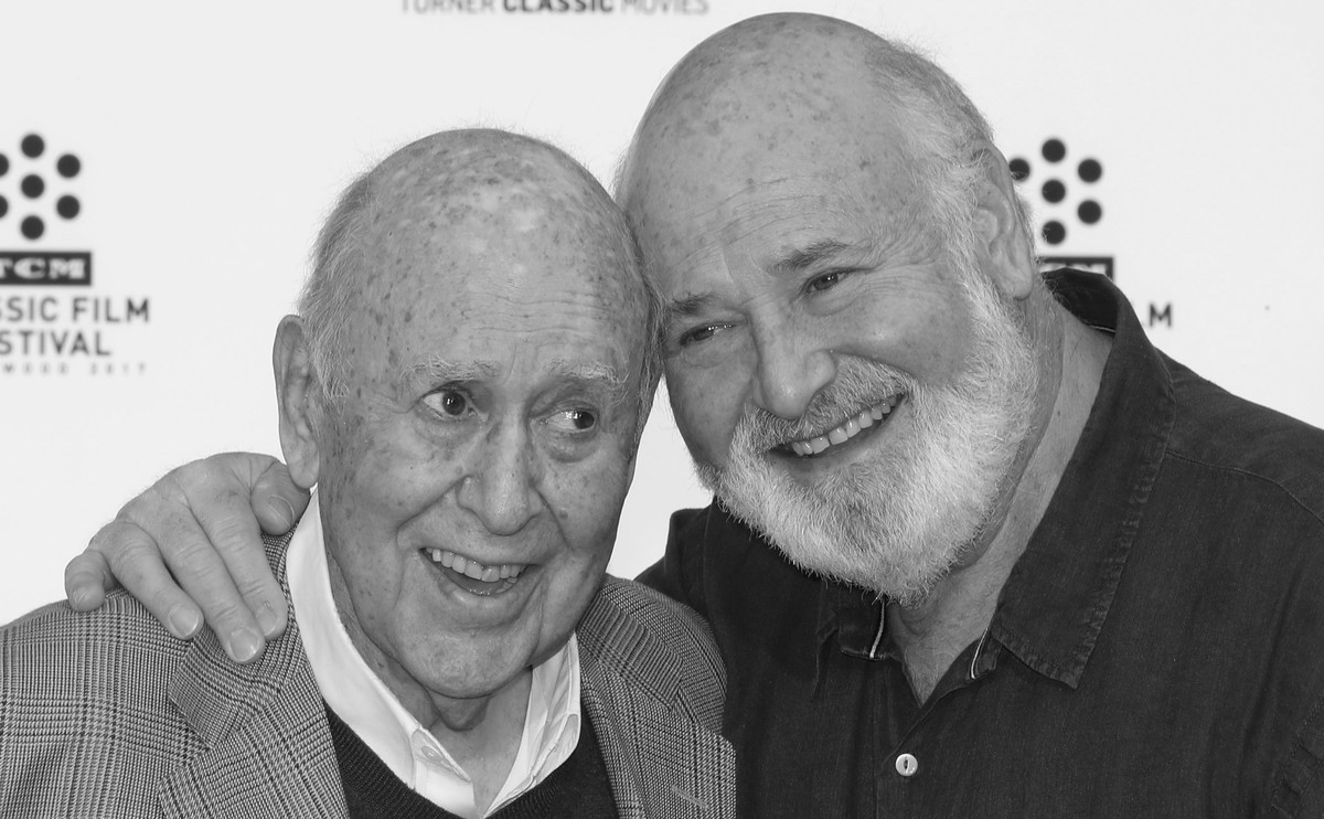 Carl Reiner z nie mniej słynnym synem Robem