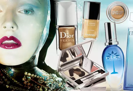 Złoto i błękit – kosmetyczne trendy na sierpień 2012