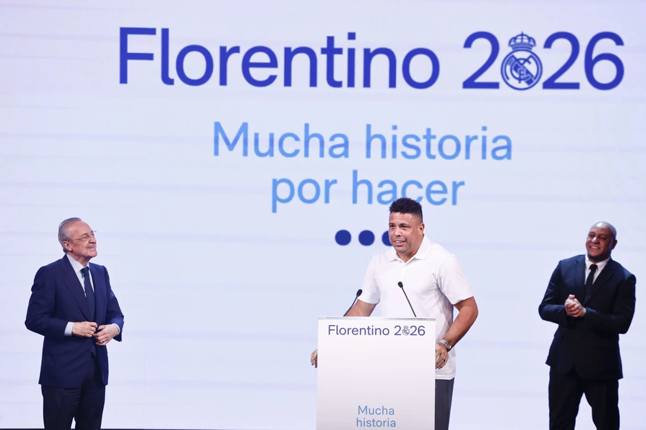Legendarni brazilski fudbaleri, Ronaldo Nazario i Roberto Karlos, podržavaju Pereza | Foto: SERGIO PEREZ/EPA/Shutterstock