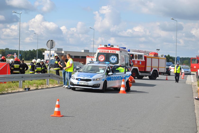 Tragiczny wypadek w Łódzkiem. Zginął Inspektor Transportu Drogowego