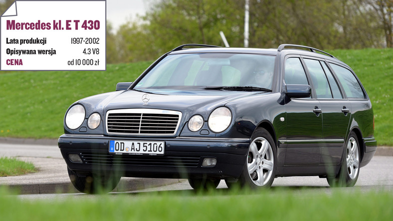 Mercedes klasy E T W210 4.3 V8 (430)/279 KM (1997-2002) - gdyby nie korozja!