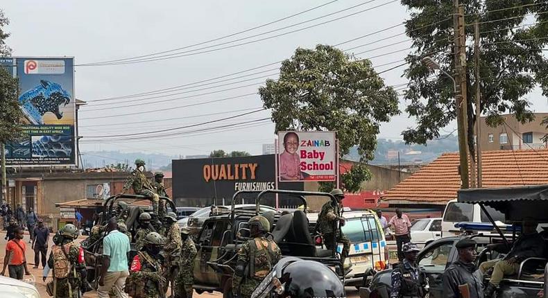 Police deployed at NUP offices