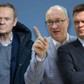 Donald Tusk, Włodzimierz Czarzasty i Szymon Hołownia