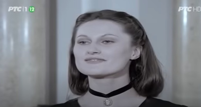 Danica Ristovski u mladosti