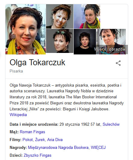 Antypolska Olga Tokarczuk